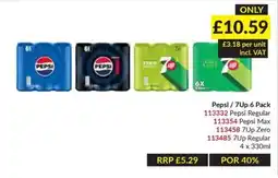 Musgrave MarketPlace Pepsi / 7Up 6 Pack offer