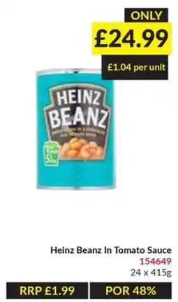 Musgrave MarketPlace Heinz Beanz In Tomato Sauce offer