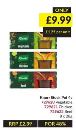Musgrave MarketPlace Knorr Stock Pot 4s offer