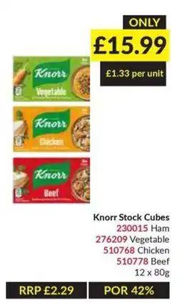 Musgrave MarketPlace Knorr stock cubes offer