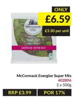 Musgrave MarketPlace McCormack Energise Super Mix offer