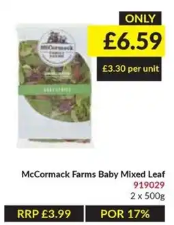 Musgrave MarketPlace McCormack Farms Baby Mixed Leaf offer