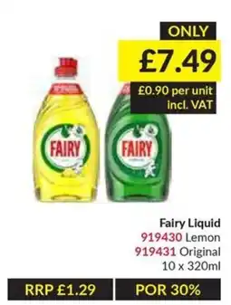 Musgrave MarketPlace Fairy liquid offer