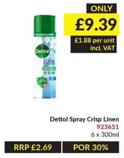 Musgrave MarketPlace Dettol spray crisp linen offer