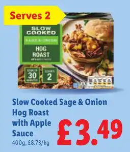 Lidl Slow Cooked Sage & Onion Hog Roast with Apple Sauce offer