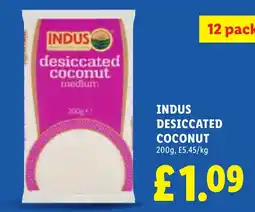 Lidl Indus desiccated coconut offer