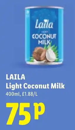Lidl Laila Light Coconut Milk offer
