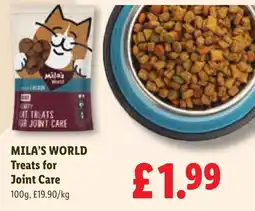 Lidl Mila's World Treats for Joint Care offer