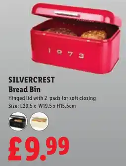 Lidl Silvercrest bread bin offer