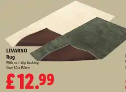 Lidl Livarno rug offer