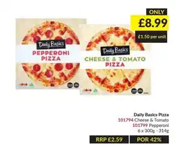 Musgrave MarketPlace Daily Basics Cheese & Tomato Pizza offer