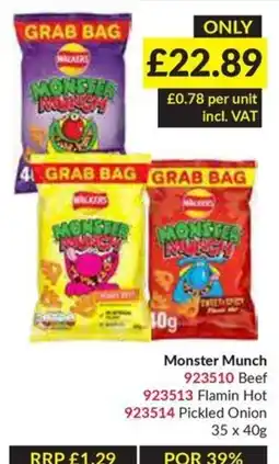 Musgrave MarketPlace Monster Munch offer