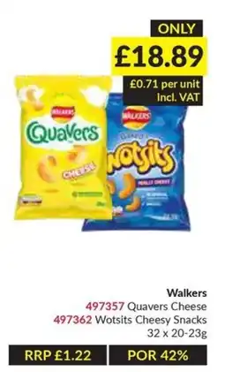 Musgrave MarketPlace Walkers Quavers Cheese offer