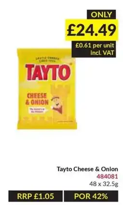 Musgrave MarketPlace Tayto Cheese & Onion offer