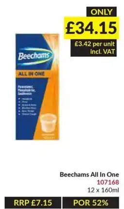 Musgrave MarketPlace Beechams All In One offer