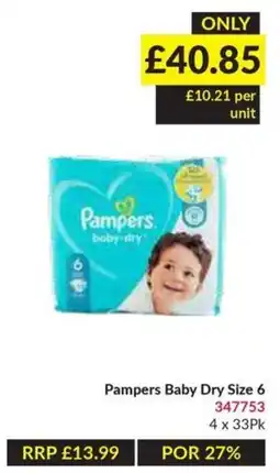 Musgrave MarketPlace Pampers baby dry offer
