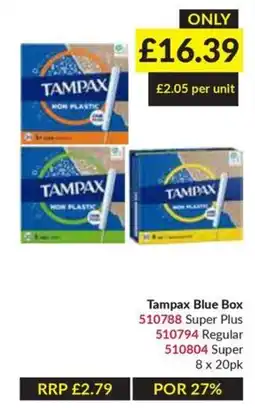 Musgrave MarketPlace Tampax blue box offer