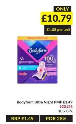 Musgrave MarketPlace Bodyform ultra night pmp offer