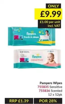 Musgrave MarketPlace Pampers wipes offer