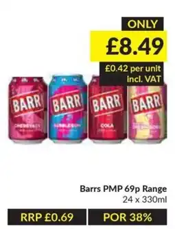 Musgrave MarketPlace Barrs pmp 69p range offer