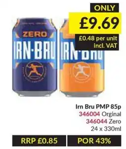 Musgrave MarketPlace Irn Bru Zero offer