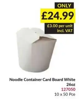 Musgrave MarketPlace Noodle Container Card Board White offer