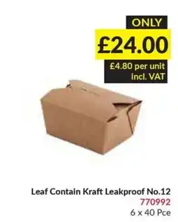 Musgrave MarketPlace Leaf Contain Kraft Leakproof No.12 offer