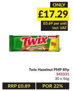 Musgrave MarketPlace Twix hazelnut offer