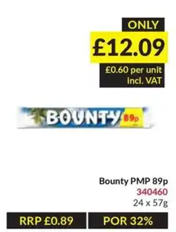 Musgrave MarketPlace Bounty 89p offer