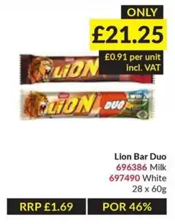 Musgrave MarketPlace Lion Bar Duo offer