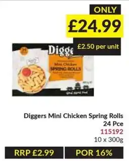 Musgrave MarketPlace Diggers mini chicken spring rolls offer
