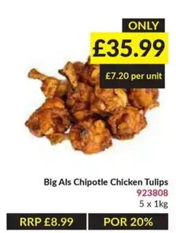 Musgrave MarketPlace Big Als Chipotle Chicken Tulips offer