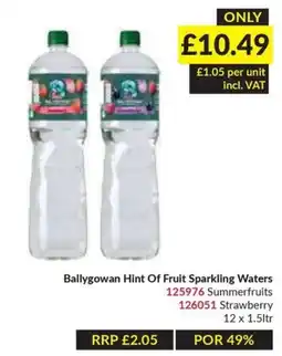 Musgrave MarketPlace Ballygowan hint of fruit sparkling waters offer