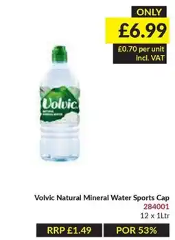 Musgrave MarketPlace Volvic natural mineral water sports cap offer