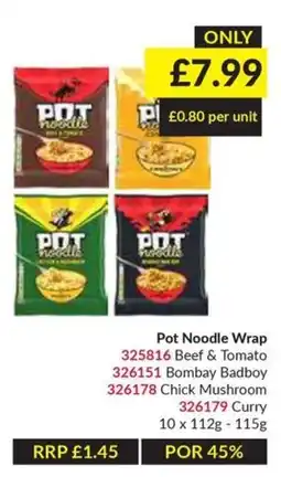 Musgrave MarketPlace Pot Noodle Wrap offer