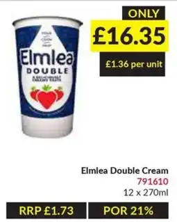 Musgrave MarketPlace Elmlea double cream offer
