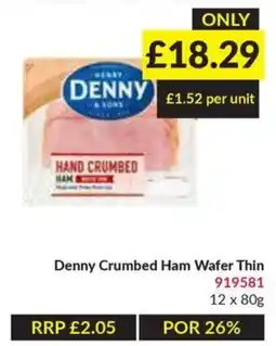 Musgrave MarketPlace Denny crumbed ham wafer thin offer