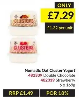 Musgrave MarketPlace Nomadic oat cluster yogurt offer