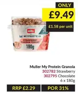 Musgrave MarketPlace Muller My Protein Granola offer