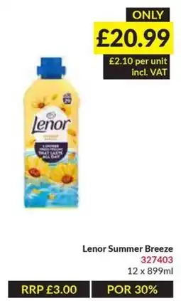 Musgrave MarketPlace Lenor summer breeze offer