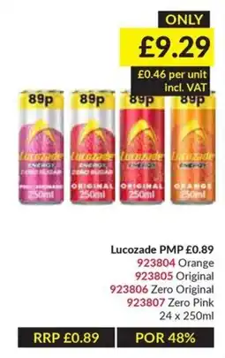 Musgrave MarketPlace Lucozade energy offer