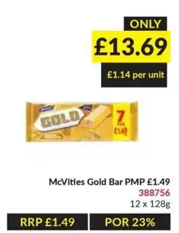 Musgrave MarketPlace McVities Gold Bar offer