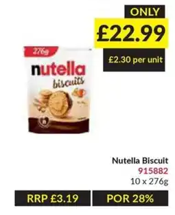 Musgrave MarketPlace Nutella biscuit offer