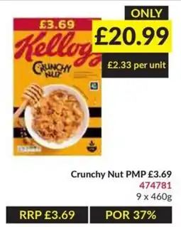 Musgrave MarketPlace Kellogg's crunchy nut offer