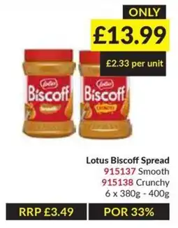 Musgrave MarketPlace Lotus Biscoff Spread offer