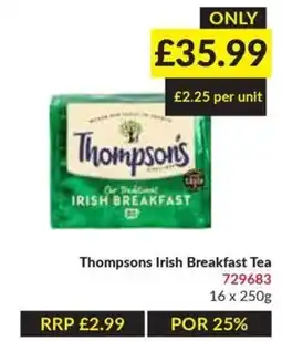 Musgrave MarketPlace Thompsons irish breakfast tea offer