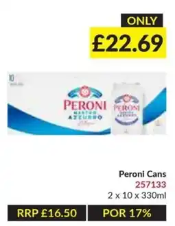 Musgrave MarketPlace Peroni cans offer