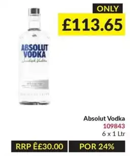 Musgrave MarketPlace Absolut Vodka offer