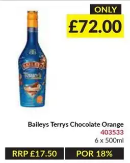 Musgrave MarketPlace Baileys terrys chocolate orange offer