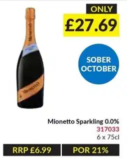 Musgrave MarketPlace Mionetto Sparkling offer